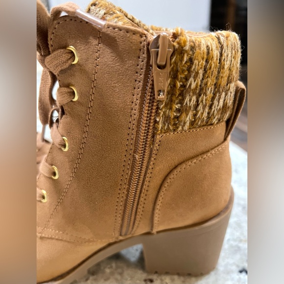 Sun + Stone Brown Lace Up Boots - Picture 6 of 13